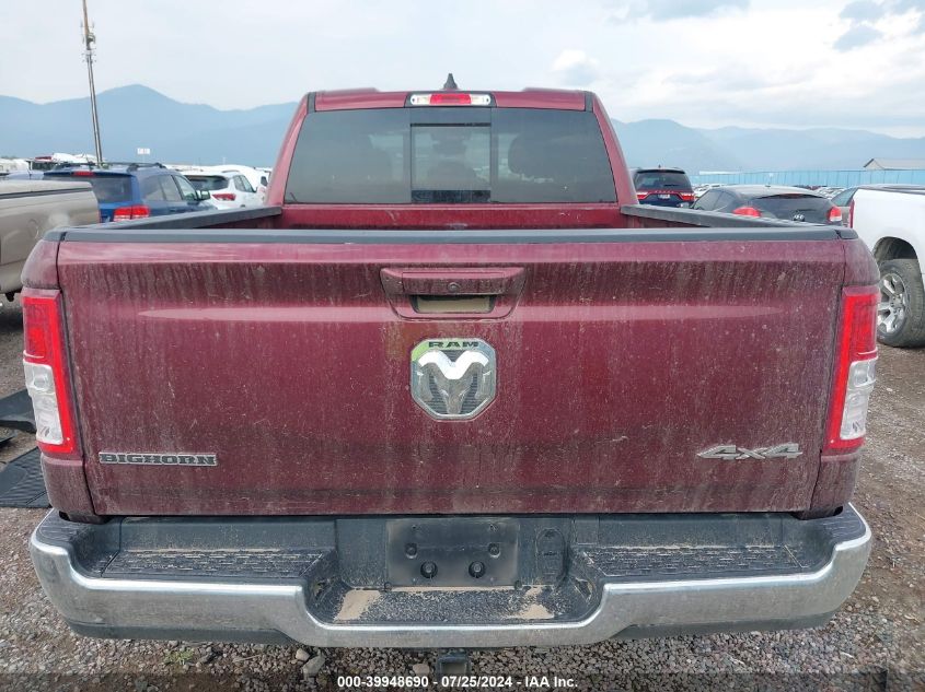 2022 Ram 1500 Big Horn Quad Cab 4X4 6'4 Box VIN: 1C6RRFBG4NN116720 Lot: 39948690