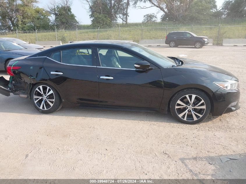 2018 Nissan Maxima 3.5 Sl VIN: 1N4AA6AP1JC385803 Lot: 39948724