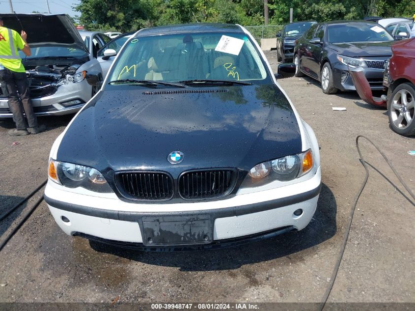 2004 BMW 325I VIN: WBAAZ33404KP87808 Lot: 39948747