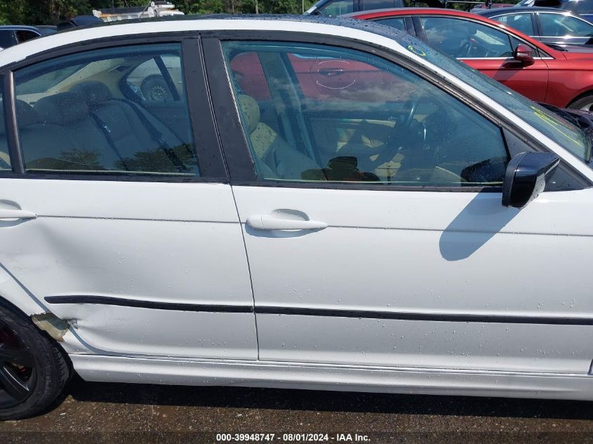 2004 BMW 325I VIN: WBAAZ33404KP87808 Lot: 39948747