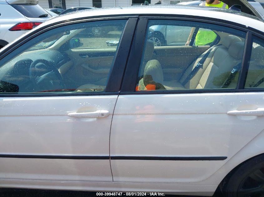 2004 BMW 325I VIN: WBAAZ33404KP87808 Lot: 39948747