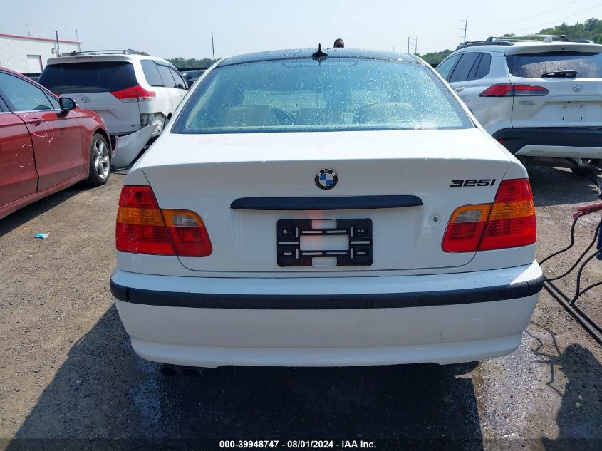 2004 BMW 325I VIN: WBAAZ33404KP87808 Lot: 39948747