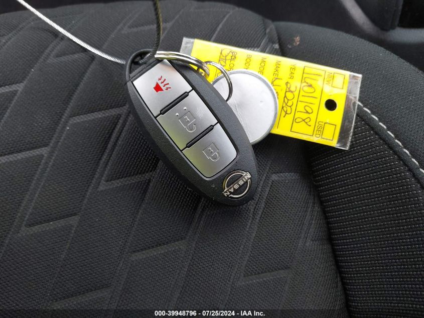 2022 Nissan Kicks S Xtronic Cvt VIN: 3N1CP5BV3NL478957 Lot: 39948796