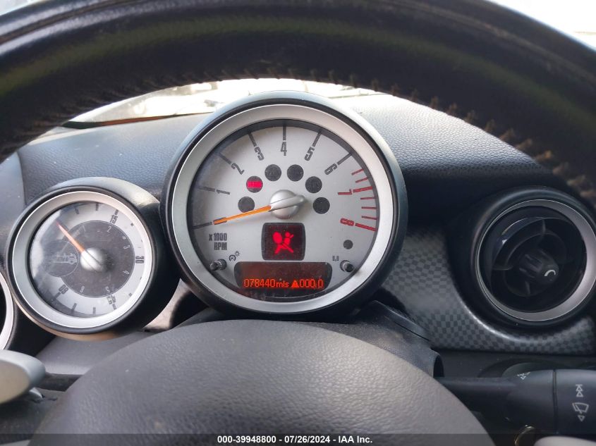 2010 Mini Cooper S VIN: WMWMS3C50ATY09273 Lot: 39948800