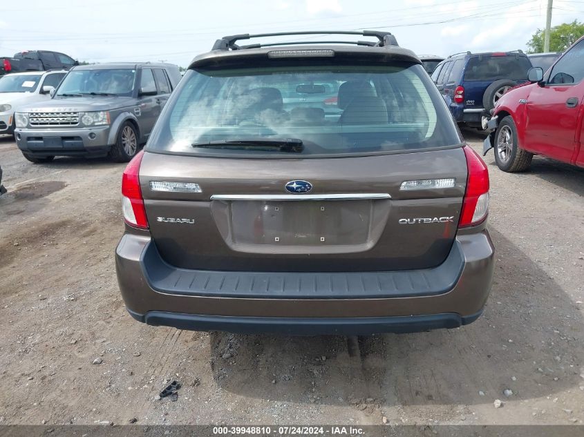 2008 Subaru Outback 2.5I Limited/2.5I Limited L.l. Bean Edition VIN: 4S4BP62C387327666 Lot: 39948810