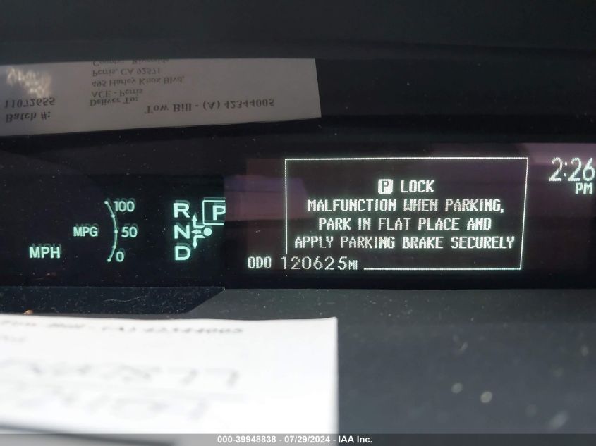 2014 Toyota Prius Plug-In Advanced VIN: JTDKN3DP2E3064470 Lot: 39948838