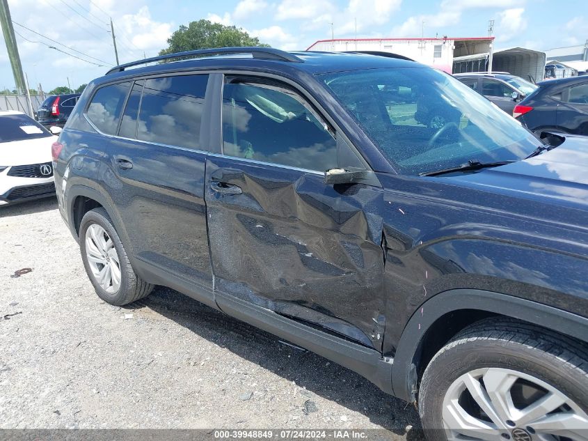 2021 Volkswagen Atlas 3.6L V6 Se W/Technology VIN: 1V2WR2CA9MC592498 Lot: 39948849