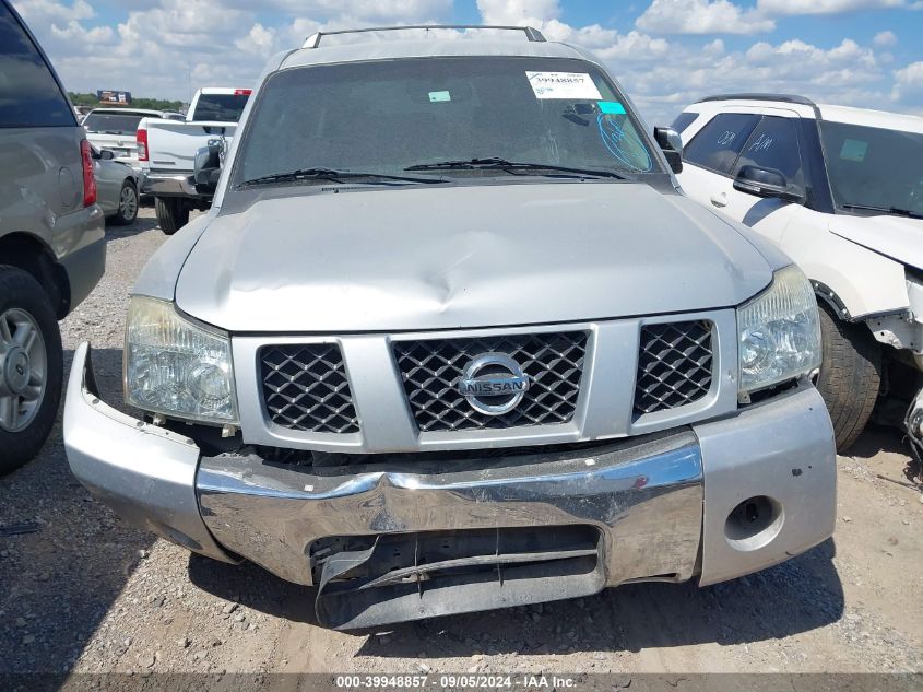 2004 Nissan Pathfinder Armada Se VIN: 5N1AA08A44N707606 Lot: 39948857