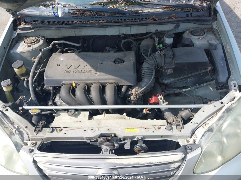 2003 Toyota Corolla Ce/Le/S VIN: 2T1BR32E63CO52428 Lot: 39948871