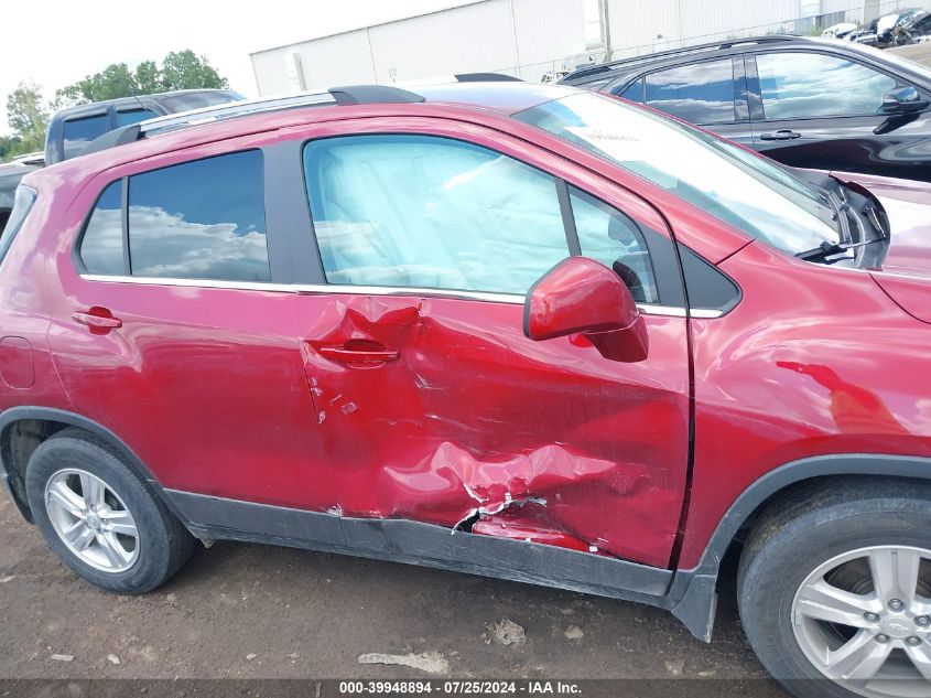 2018 Chevrolet Trax Lt VIN: 3GNCJLSB2JL291803 Lot: 39948894