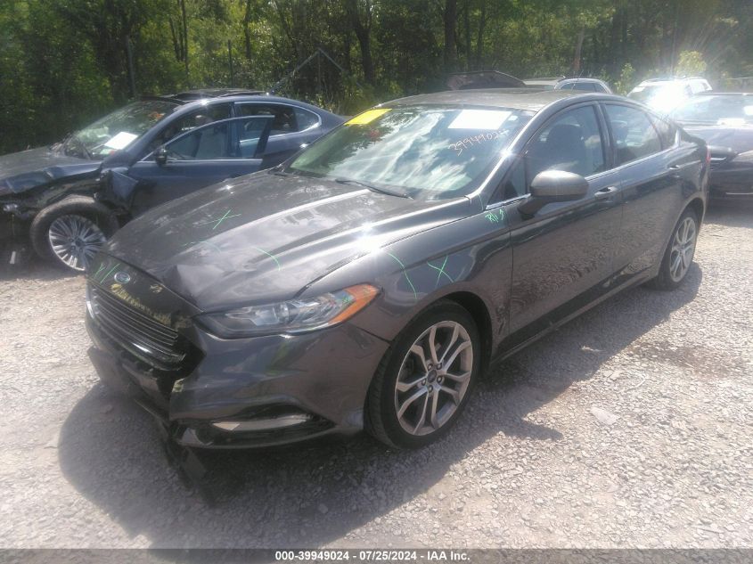 2017 FORD FUSION SE - 3FA6P0HD1HR203235