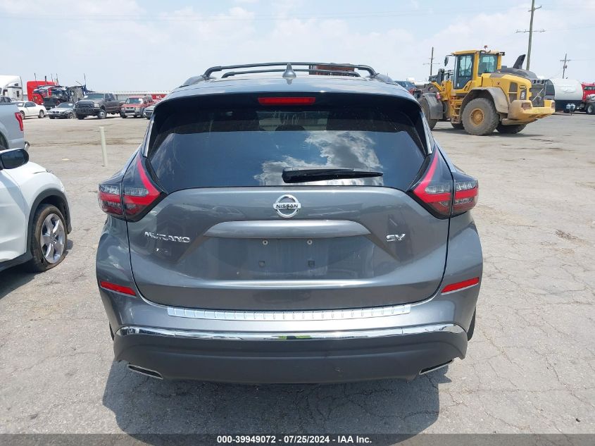 2019 Nissan Murano Sv VIN: 5N1AZ2MJ3KN120109 Lot: 39949072