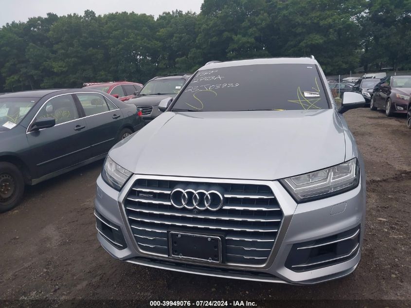 2019 Audi Q7 55 Premium/55 Se Premium VIN: WA1LAAF75KD005740 Lot: 39949076