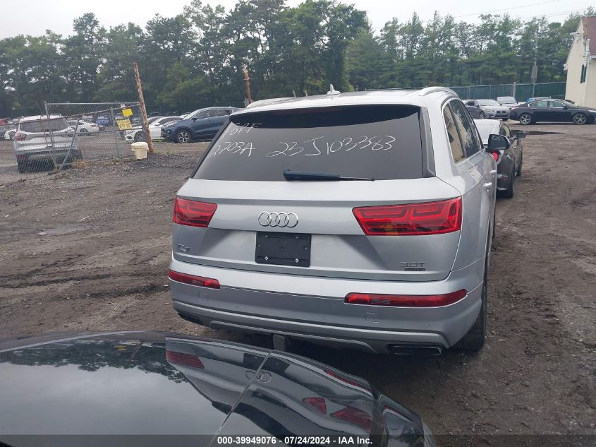 2019 Audi Q7 55 Premium/55 Se Premium VIN: WA1LAAF75KD005740 Lot: 39949076