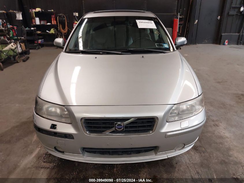 2007 Volvo S60 2.5T VIN: YV1RS592372639369 Lot: 39949098