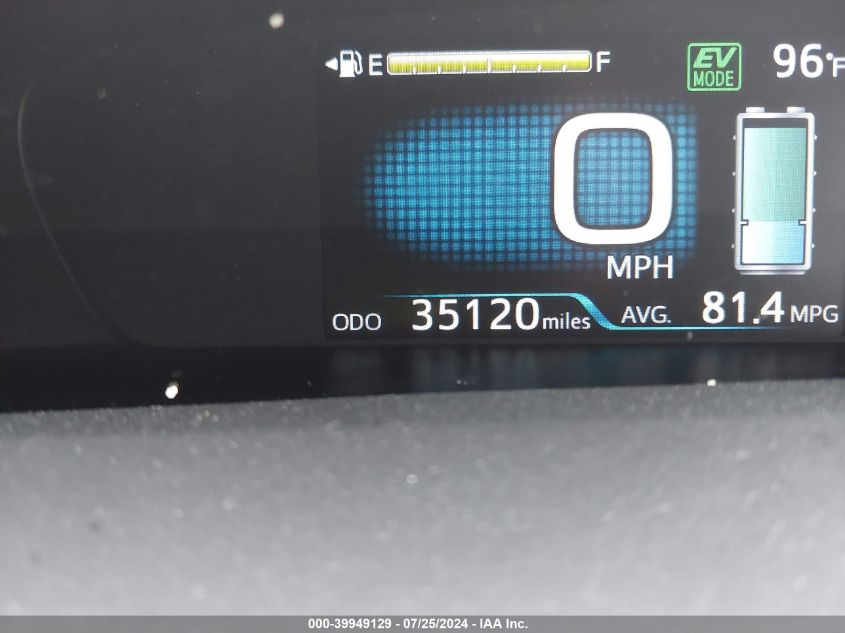 2020 Toyota Prius Prime Xle VIN: JTDKARFP0L3139367 Lot: 39949129