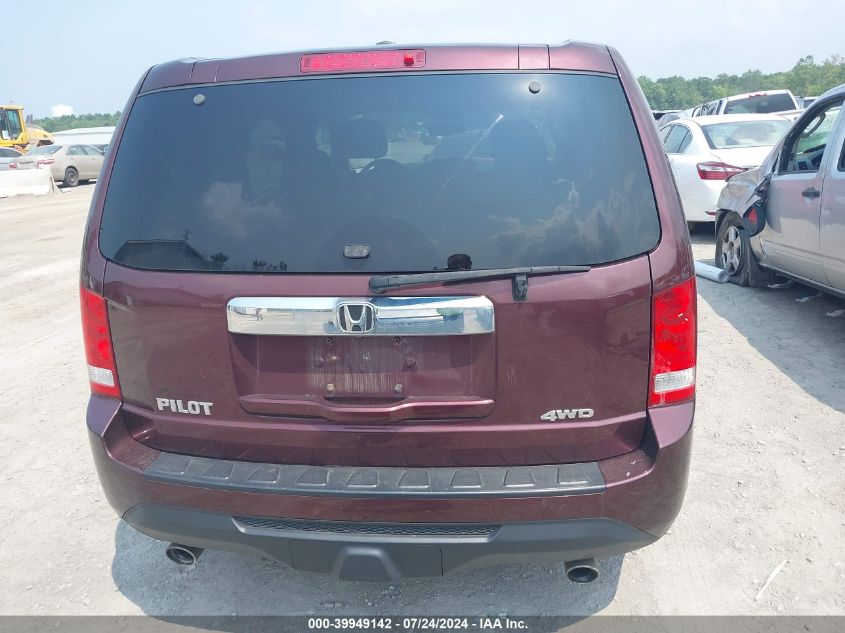 2015 Honda Pilot Ex-L VIN: 5FNYF4H78FB059947 Lot: 39949142