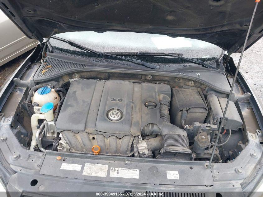 2012 Volkswagen Passat 2.5L Se VIN: 1VWBP7A34CC107929 Lot: 39949165