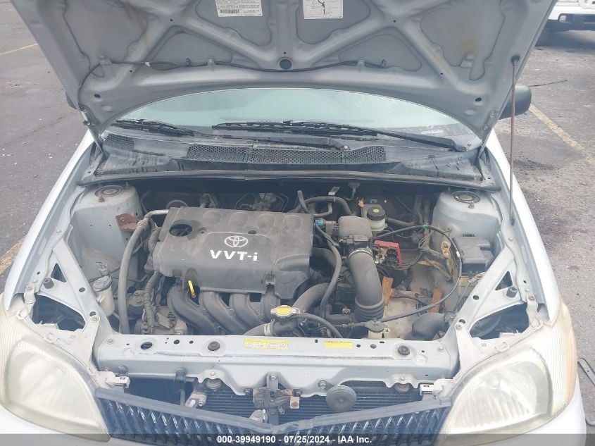 2000 Toyota Echo VIN: JTDBT1237Y0014843 Lot: 39949190