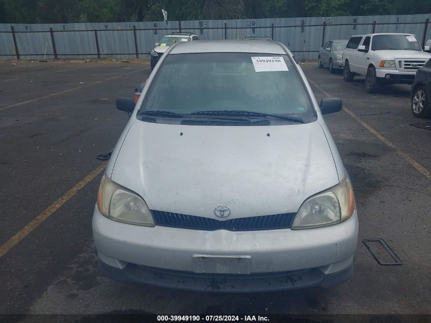 2000 Toyota Echo VIN: JTDBT1237Y0014843 Lot: 39949190