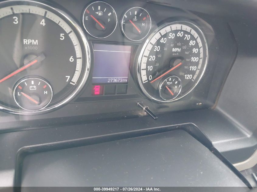 2011 Ram Ram 1500 Slt VIN: 3D7JB1EP1BG559216 Lot: 39949217