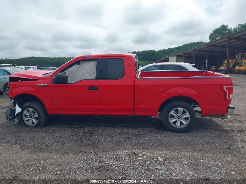 2017 Ford F150 Super Cab VIN: 1FTEX1CP4HKC10794 Lot: 39949219