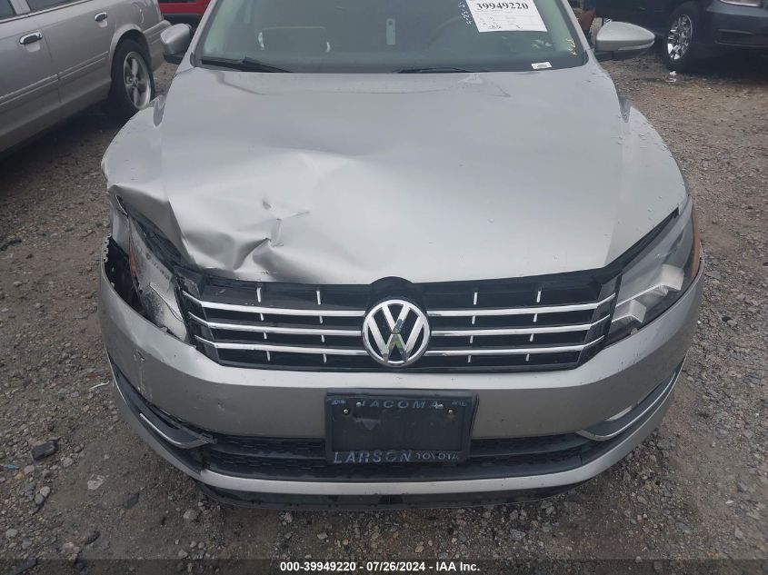 2012 Volkswagen Passat 3.6L V6 Sel Premium VIN: 1VWCM7A36CC030087 Lot: 39949220