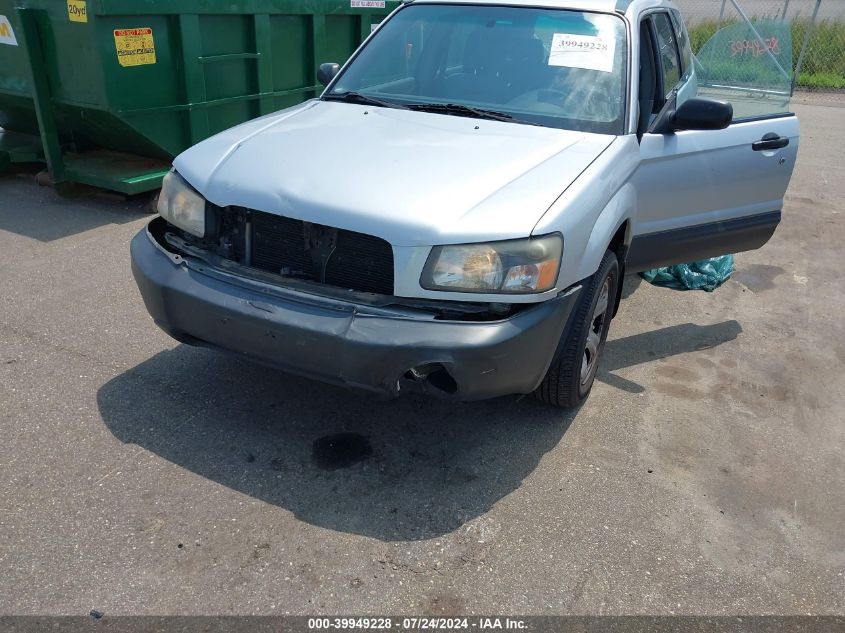 2003 Subaru Forester X VIN: JF1SG63673H735688 Lot: 39949228