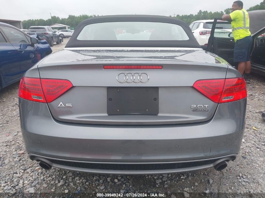 2016 Audi A5 2.0T Premium VIN: WAUM2AFH2GN002163 Lot: 39949242