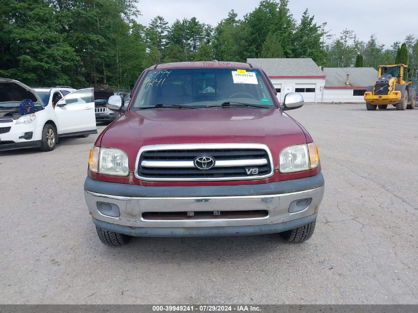 2002 Toyota Tundra Sr5 V8 VIN: 5TBRT34132S242065 Lot: 39949241