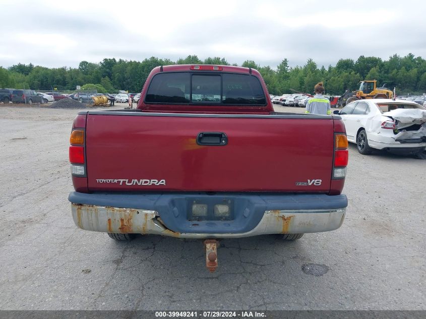 2002 Toyota Tundra Sr5 V8 VIN: 5TBRT34132S242065 Lot: 39949241