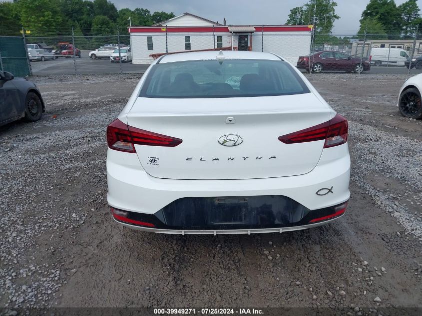 2019 Hyundai Elantra Sel VIN: 5NPD84LF5KH459502 Lot: 39949271