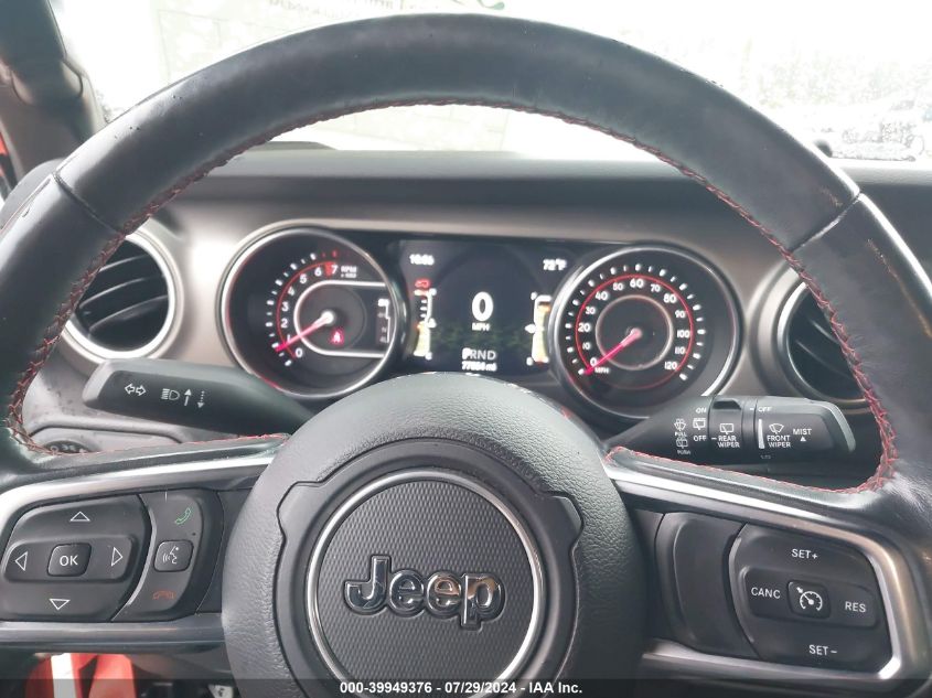 2019 Jeep Wrangler Unlimited Rubicon VIN: 1C4HJXFG7KW515915 Lot: 39949376