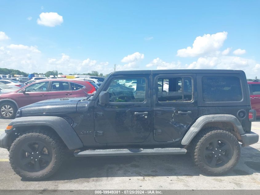 2021 Jeep Wrangler Unlimited Sport Altitude 4X4 VIN: 1C4HJXDN7MW718548 Lot: 39949381