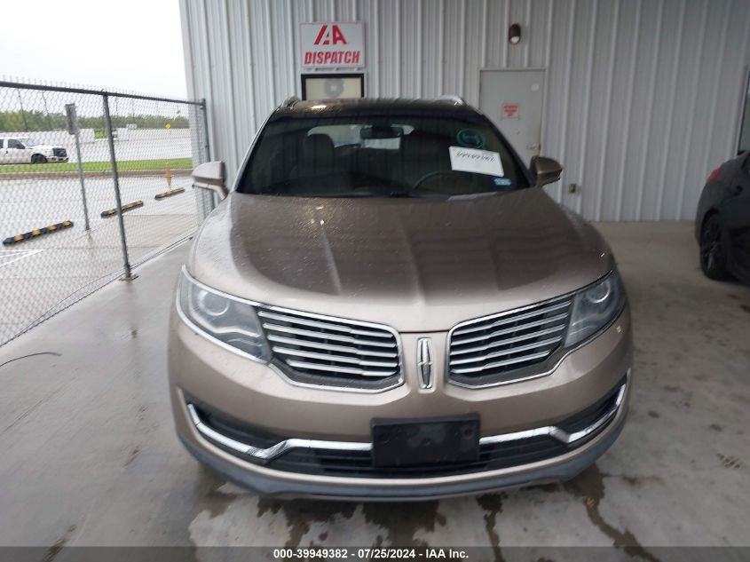 2018 Lincoln Mkx Reserve VIN: 2LMPJ6LR4JBL42463 Lot: 39949382