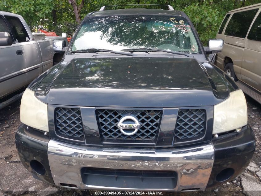 2007 Nissan Armada Se VIN: 5N1BA08A87N700389 Lot: 39949405