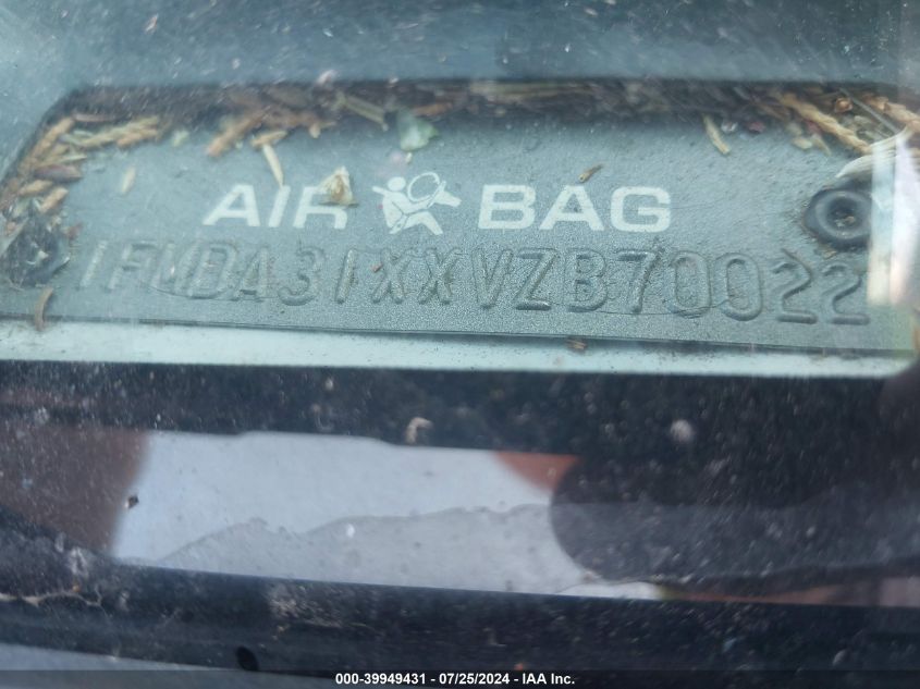 1997 Ford Aerostar Xlt VIN: 1FMDA31XXVZB70022 Lot: 39949431