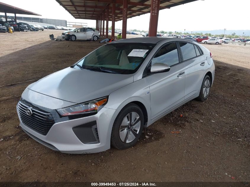 2018 Hyundai Ioniq Hybrid Blue VIN: KMHC65LC0JU060641 Lot: 39949453