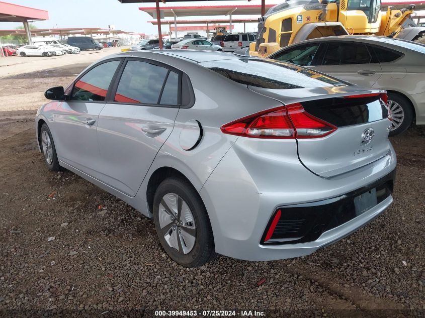 2018 Hyundai Ioniq Hybrid Blue VIN: KMHC65LC0JU060641 Lot: 39949453