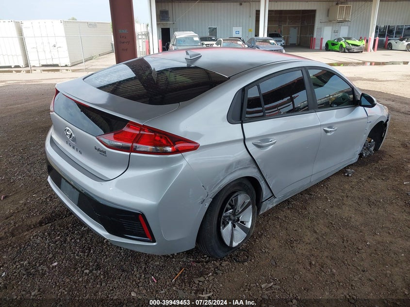 2018 Hyundai Ioniq Hybrid Blue VIN: KMHC65LC0JU060641 Lot: 39949453