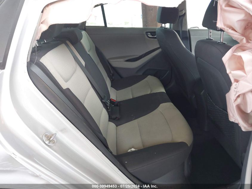 2018 Hyundai Ioniq Hybrid Blue VIN: KMHC65LC0JU060641 Lot: 39949453