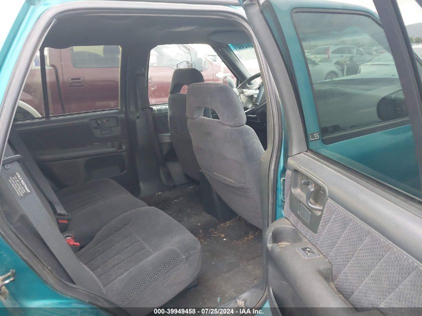 1996 Chevrolet Blazer VIN: 1GNDT13W6T2297421 Lot: 39949458