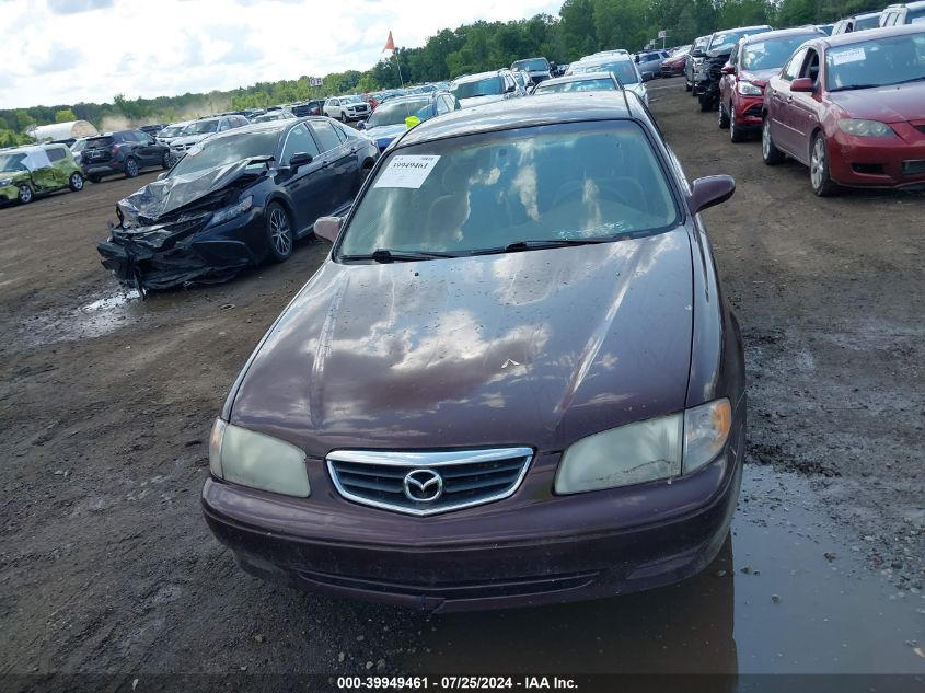 2002 Mazda 626 Lx VIN: 1YVGF22C425296771 Lot: 39949461