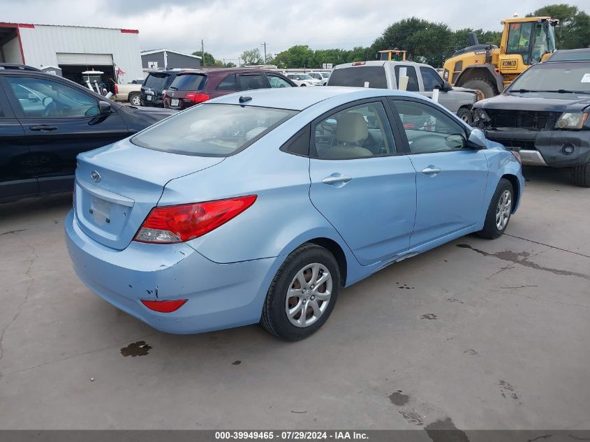 KMHCT4AE4EU613594 2014 Hyundai Accent Gls