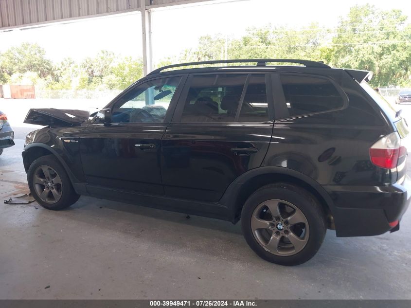 2008 BMW X3 3.0Si VIN: WBXPC93418WJ24086 Lot: 39949471