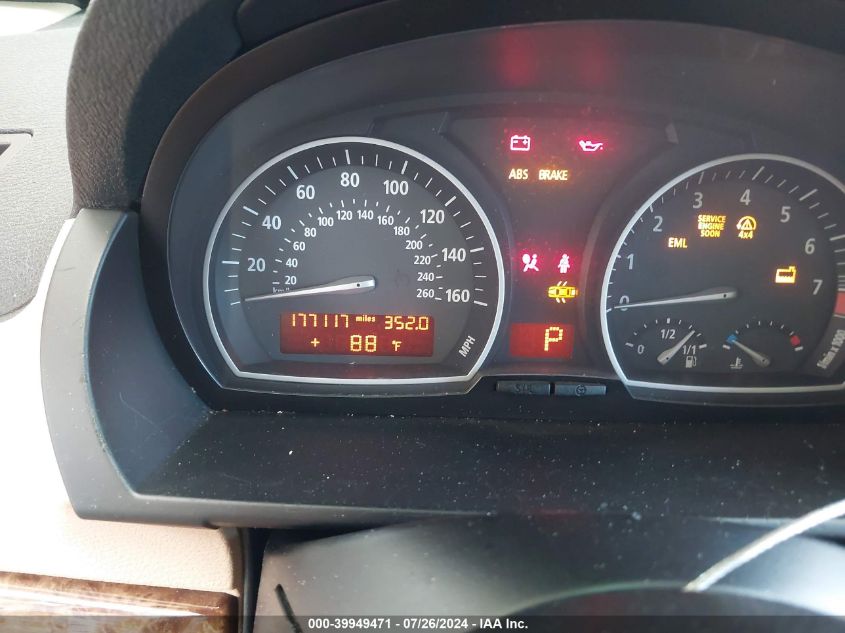 2008 BMW X3 3.0Si VIN: WBXPC93418WJ24086 Lot: 39949471