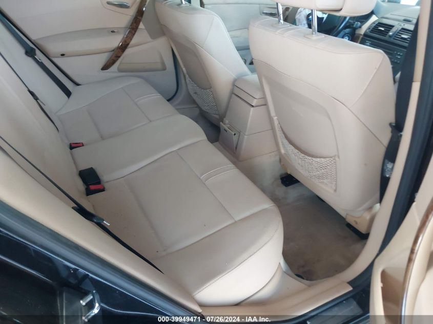 2008 BMW X3 3.0Si VIN: WBXPC93418WJ24086 Lot: 39949471