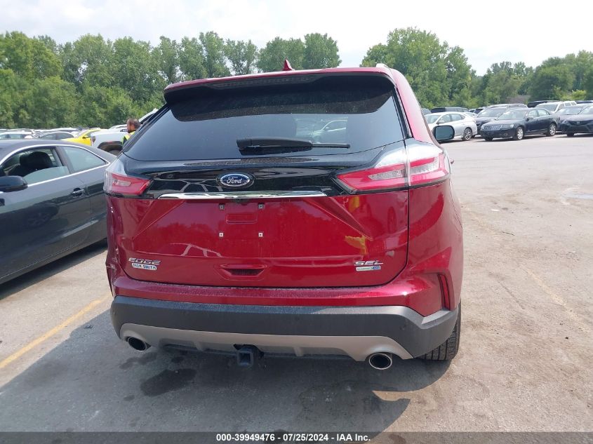 2019 Ford Edge Sel VIN: 2FMPK4J93KBB09580 Lot: 39949476