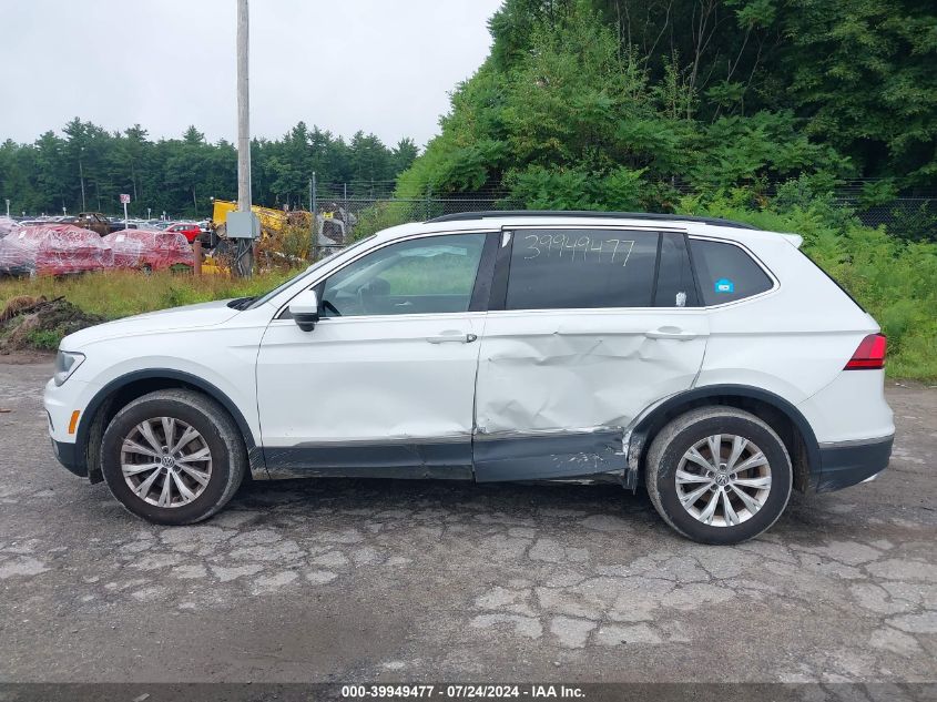 2018 Volkswagen Tiguan 2.0T Se/2.0T Sel VIN: 3VV2B7AX2JM019804 Lot: 39949477