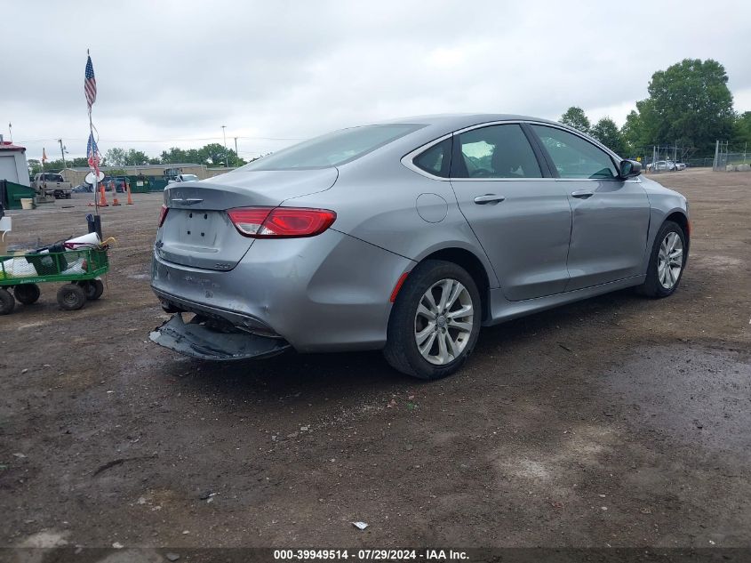 2015 Chrysler 200 Limited VIN: 1C3CCCAB1FN539104 Lot: 39949514